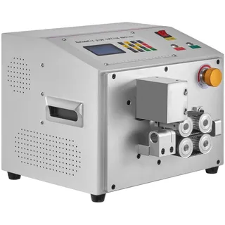Vevor Automatischer Schrumpfschlauchschneider, Rohrschneidemaschine mit LCD-Display, 1–20 mm Schnittdurchmesser, 0,1–99999,9 mm Schnittlänge, für PVC-PE-Rohre, Silikonrohre, weiche Wasserrohre