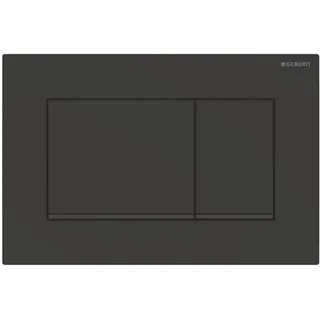 Sigma30 Betätigungsplatte für 2-Mengen-Spülung schwarz matt lackiert/schwarz 115.883.16.1