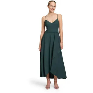 Vera Mont Damen Abendkleid mit Volant 40, Dusty Slate
