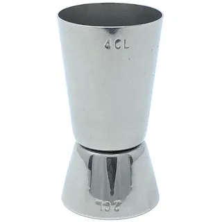 DanDiBo Jigger 2cl 4cl Cocktail Messbecher Edelstahl , Silberfarben , Metall , 3.8x7.4x3.8 cm , Barzubehör & Weinzubehör, Barzubehör