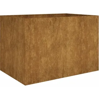 vidaXL Hochbeet 120x80x80 cm Cortenstahl - Braun