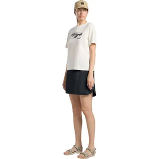 Skort JACK WOLFSKIN "WAIMEA SKORT W", Damen, Gr. M, blau (schwarz navy), Obermaterial: 100% Polyester, Röcke Skort, für Wandern und Trekking, aus Polyester, mit Stretcheinsatz