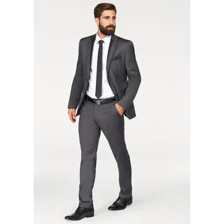 Bruno Banani Krawatte Set, mit Einstecktuch, 2 Stk. inklusive Einstecktuch, schwarz