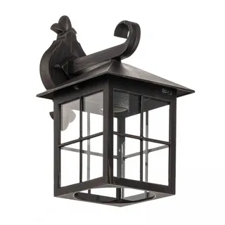 Lindby Wandleuchte außen Ida (Retro, Vintage Antik) aus Aluminium (1 flammig E27) - Außenwandleuchten Wandlampe Led Außenlampe Outdoor für Außenwand/Hauswand Haus Terrasse & Balkon