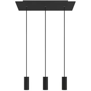 Creative Cables Rectangular Rose-one Xxl Tub E14 3 Falls With Bulbs Hängelampe - Matte Black - One Size