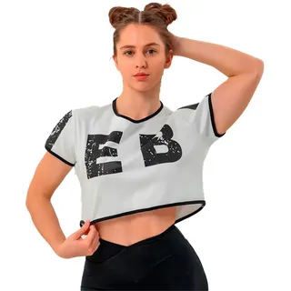 Nebbia Oversized Crop Game On 610 Sport-top - White - XS