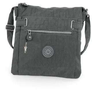 Jennifer Jones Leather OTJ207K Umhängetasche Nylon Grey