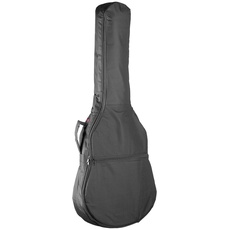 Bild von 21422 Nylontasche für 4/4 Konzertgitarre (5 mm dickes Schaumstoffpolsterung, 1x Außentasche für Zubehör, 2x Schultergurte) schwarz