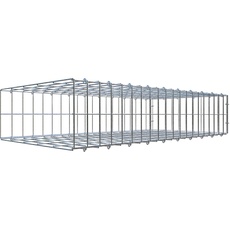 Bild von Gabione, silbergrau, Maschenweite 5 x 10 cm x 50 cm, cm cm, C-Ring