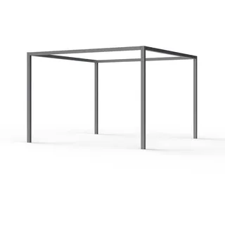 Siena Garden Pergola 315 x 315 x 2,18 m Schwarz
