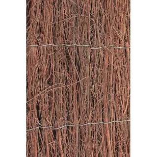 Nature Garten-Sichtschutz Heidekraut 1,5×3 m 3 cm Dick - Braun