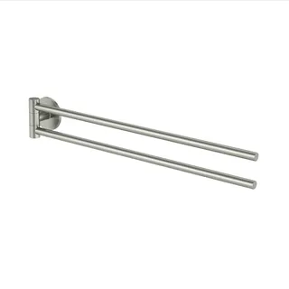 Lenz NOA Handtuchhalter 2-armig Silber 4605322