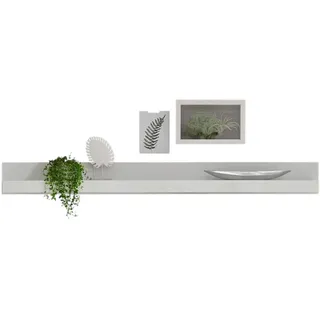furn.design Wandboard 217 x 22 cm Weiß