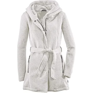G.I.G.A. DX Damen Frydara Casual Strick Parka Mit Kapuze Und Gürtel, Off White, 42
