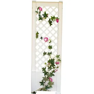 KHW Rankgitter 43 x 6 x 140 cm Weiß