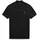 Kurzarm-poloshirt Schwarz 3XL