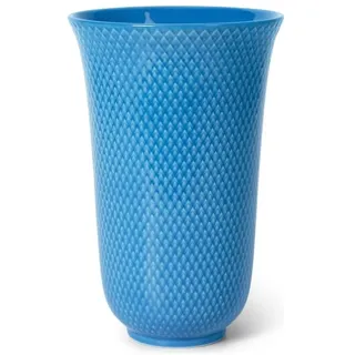 Lyngby Lyngby, Porcelæn - Rhombe Color Porcelain Vase 20 cm - Blue