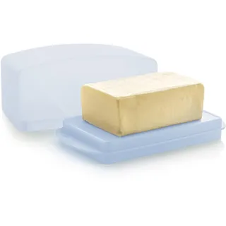 Tupperware Impressions Butterdose spülmaschinenfest und BPA-frei Butter Dose Junge Welle (hellblau Impressions)