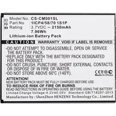 CoreParts Battery for Custom Battery (3.70 V, 2150 mAh)