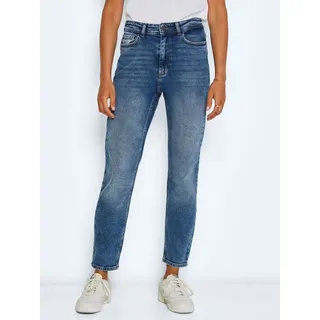 Noisy May Moni High Waist Straight Dark Blue Denim 27/34