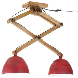 vidaXL Deckenleuchte 25 W Rot 29x18x85 cm E27 - Rot