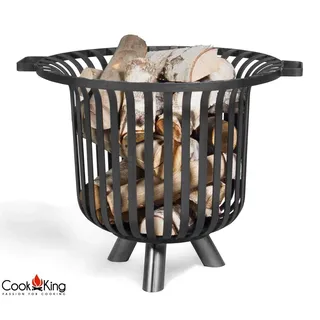 Cook King Feuerkorb Verona Ø 60 cm Schwarz