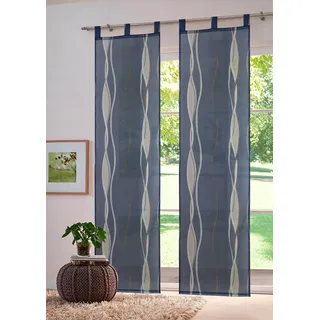 OTTO home Dimona Schiebegardine Schlaufen 57 x 175 cm Blau