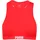 Bikini-Top Damen Rot/Grau M