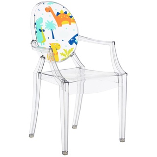 Kartell Loulou Ghost Kinderstuhl, Polykarbonat, transparent, 37 x 40 x 63 cm