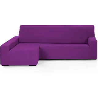 Martina Home - Emilia - Elastischer Chaiselongue-Bezug - Langer linker Arm (Vorderansicht) - Kardinal