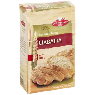 Friesinger Mühle Küchenmeister Ciabatta Brot Backmischung 1000g