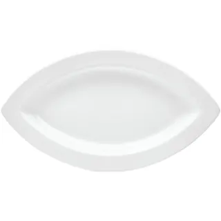 VAN WELL "Platte Linsenform, 55 x 31 x 3 cm, 4 Stück", spülmaschinen- und mikrowellengeeignet,