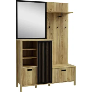 Kompaktgarderobe ARENSBURG - Braun