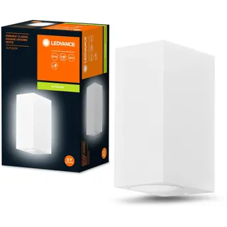 LEDVANCE Endura Classic Square Updown Außen-Wandleuchte, weiß,