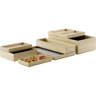 APS Holzbox VALO GN 1/2 325 x 265 x 85 mm eiche - Braun