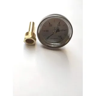 0 - 500°C Thermometer 45 mm Ofenthermometer Grillthermometer Steinbackofen Tür
