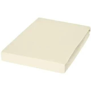 JANINE Spannbettlaken Jersey-Elasthan 150 x 200 cm beige