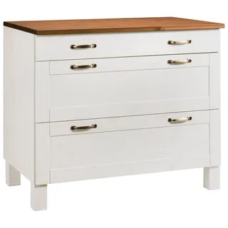 Home Affaire Unterschrank Alby 100 x 60 x 85 cm Weiß