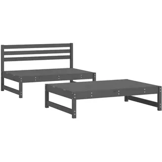 VidaXL 825725, Grau, Holz, 110 kg, Erwachsene & Kinder - Grau