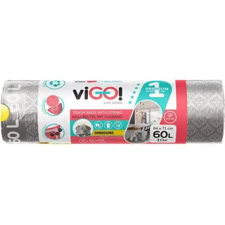 viGO Eko Silver Müllsäcke 60 Liter 10 Stück