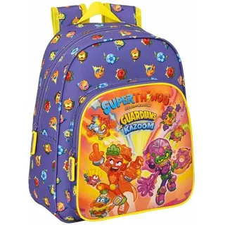Mochila Infantil SuperThings Wächter von Kazoom Amarillo Morada 27 x 33 x 10 cm - Lila