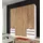 Drehtürenschrank Level 200 x 236 x 58 cm Eichefarben/Weiß