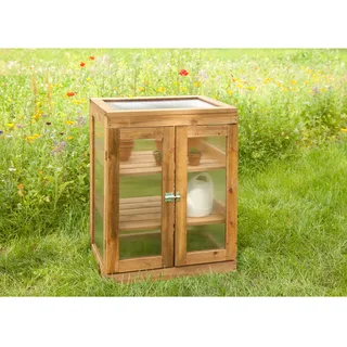 Kiehn-Holz Gartenschrank Kiefer Braun 58 cm x 43 cm x76 cm