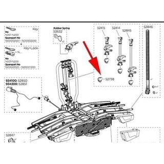 Thule POMO CERRADURA SIN Llave EASYFOLD XT 1 PIEZA