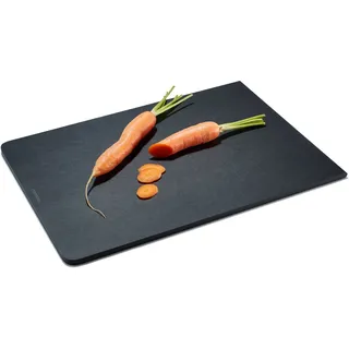 Continenta Frühstücksbrettchen Holz 1-tlg. 34,5 x 24 x 0,7 cm Schwarz