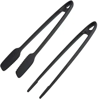Westmark Brat-/Servierpinzette und Grillzange Set 2-tlg. Kunststoff Schwarz 29 und 33 cm