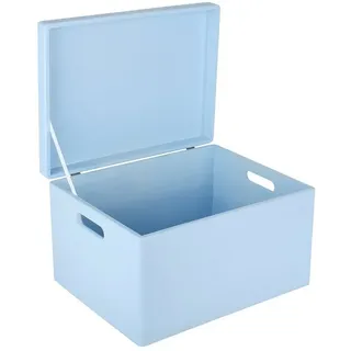 Creative Deco Holzkiste XXL 40 x 30 x 24 cm 1-tlg. blau
