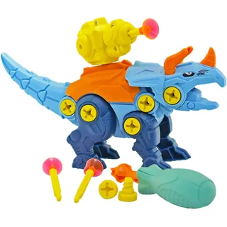 Magni Kögler 90507 - DIY Bau-Set Robo-Dino im Ei, Triceratops Spielfigur, Dinosaurier-Figur mit Katapult und Saugnapf-Pfeilen, zum Bauen und Spielen, coole Geschenk-Idee für Kinder ab 3 Jahren