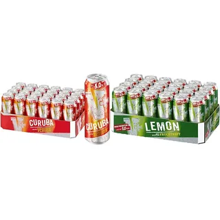 V+ Curuba Biermischgetränk, EINWEG (24 x 0.5 l Dose) & V+ Lemon Biermischgetränk, EINWEG (24 x 0.5 l Dose)