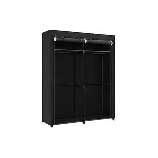 SONGMICS Stoffschrank, RYG02BK schwarz 140,0 x 43,0 x 174,0 cm, 1 St.